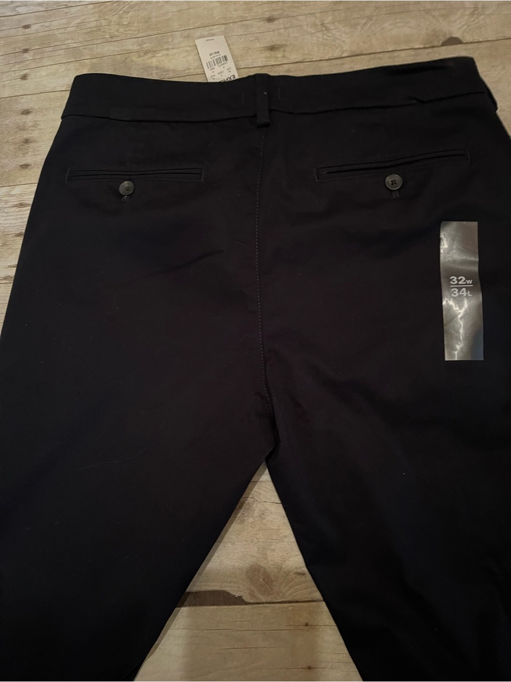 Men’s NWT Black Pants Hyper Stretch Slim 32 W x 34 L - Picture 6 of 9